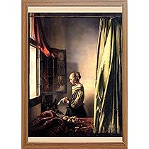 Amazon | 『窓辺で手紙を読む女』フェルメール A4 光沢紙